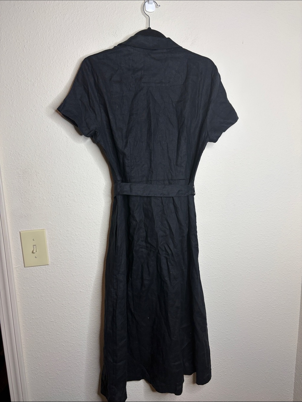 Quince | Women’s 100% European Linen Button Front Dress Size Medium NWT - Picture 7 of 7